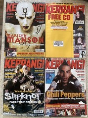 Job Lot 46 x Kerrang Metal/Rock Magazine Issues 2000 Manson Metallica Maiden