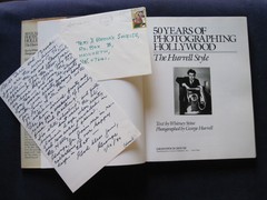 THE HURRELL STYLE wi AUTOGRAPH LETTER SIGNED by GEORGE HURRELL to BROOKE SHIELDS