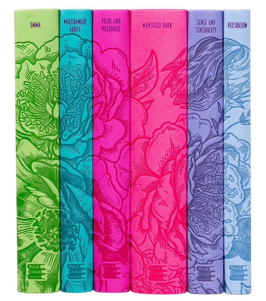 JANE AUSTEN BOXED SET (WORD CLOUD CLASSICS) BY Jane Austen FLEXIBOUND **NEW**
