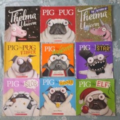 Lot Of 9 Aaron Blabey PB Picture Books Pig the Pug Thelma the Unicorn