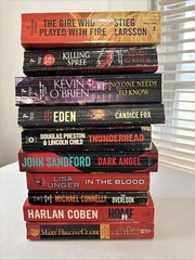 Lot of 10 Mystery and Thrillers – Mixed Authors – FREE SHIPPING