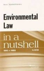 Environmental Law in a Nutshell, 9th Paperback Daniel A. Farber