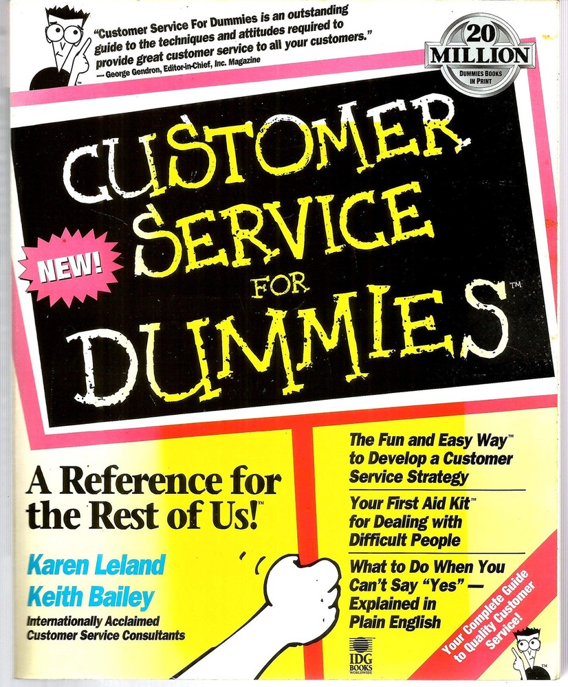 Customer Service For Dummies?