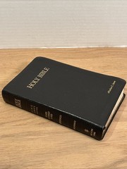 Holy Bible Red Letter KJV Nelson 1989 Black Genuine Leather, Tabs,