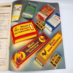 Knorr Kochbuch Cookbook Pamphlet Multicolor Vtg German Recipes Advertising Retro