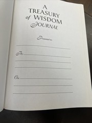 Treasury of Wisdom: A Devotional Journal | Genuine Bonded Leather Padded Cover