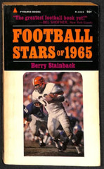 Football Stars of 1965 by BERRY STAINBACK –JIM BROWN COVER, 1ST ED. Fine Cond.