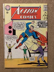 Action Comics with Superman #321 VG/FN 1965 “The Weakest Man In The World”
