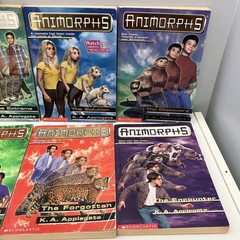K. A. Applegate Animorphs Paperback Chapter Book Lot of 14 Ages 9 to 12 Sci-Fi