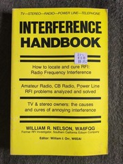 Vintage Interference Handbook William R.Nelson 1986 2nd Printing PB VG Radio TV
