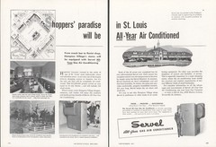1947 Ad * Hampton Village Shopping Center St Louis MO * Servel Air Conditioning