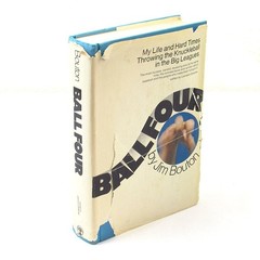 Ball Four Jim Bouton 1970 World HCDJ 1st Ed 5th Printing