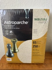 Astroparche Premium Cardstock Natural Color 8.5 x 11 – 65lb, 250 Sheets