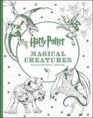 Harry Potter Magical Creatures Coloring Book – Paperback – VERY GOOD