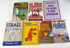 1970s-1990s Israel Bible Prophecy Book Lot Van Impe Lindsey Jerusalem