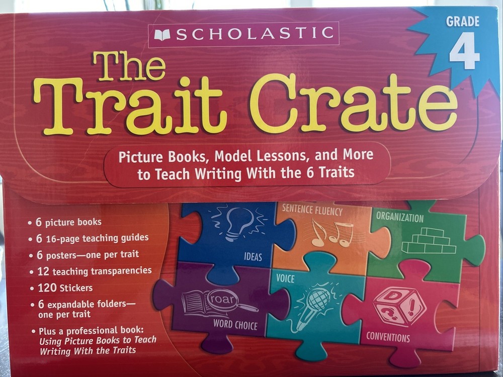 The Trait Crate Grade 4: Picture Books, Model Lessons & Teach Writing Posters