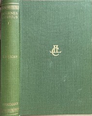 Diogenes Laertius I / Lives of Eminent Philosophers. Loeb Library. 1950 HC