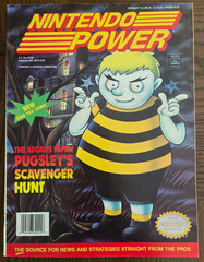 Nintendo Power Pugsley’s Adventure VOL #45 with Star Fox Poster NO Cards