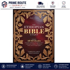 Large Print Ethiopian Bible in English Complete Edition All 88 Books Included