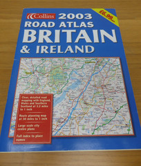 Collins Road Atlas Britain & Ireland 2003 3.2 miles – 1 Inch A3 Size Paperback