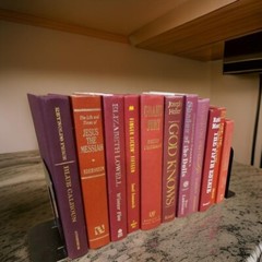 Lot of 10 Hardcover RED BURGUNDY ROSE PINK Shades Books for Staging Prop Decor