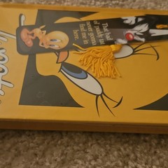 Vtg 1998 Loony Tunes Tweety Bird Lined Journal Notebook w/bookmark, sealed new