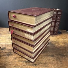 The Harvard Classics 1980 Grolier Enterprises Lot of 22 Leather Hardcover Set