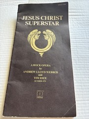 Jesus Christ Superstar Album Insert Lyrics Rock Opera October 1970 Booklet
