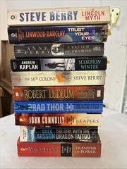 Lot of 10 – Mystery and Thrillers – Mixed Authors – FREE SHIPPING