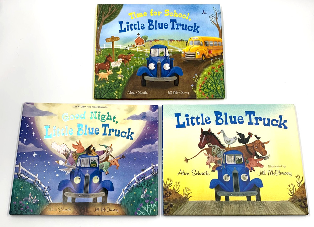 Little Blue Truck Lot of 3 Books by Alice Schertle & illustrated by J McElmurry
