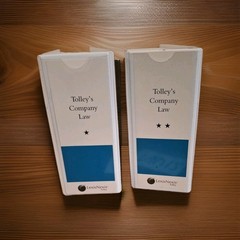 Tolley’s Company Law Looseleafs Volume 1 And 2 LexisNexis