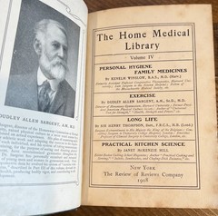 The Home Medical Library, Kenelm Winslow (Hardcover, 1908) Full Set of 6 Volumes
