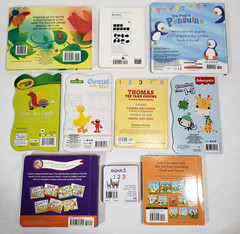 Kids Board Books About Counting Lot Of 10 ABCs 123s Numbers Daycare Preschool