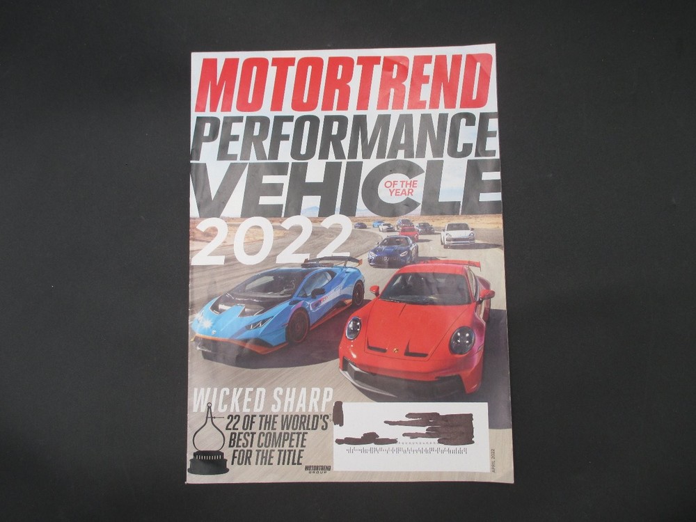 MotorTrend Performance Vehicle of the Year April 2022 Vol 74 No 4 Cars
