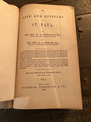The Life and Epistles of St. Paul | 1877 | W.J. Conybeare | As Is | 556 Pages