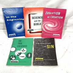 Studies in Genesis, M. R. De Haan. 1961 Radio Bible Class. BOOKS 1-5, SET