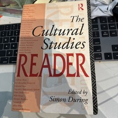 Cultural Studies Reader by Simon During (1993, Trade Paperback)