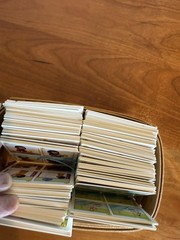 Story Sequencing Wall Pocket Chart Card Set organized in Longaberger basket