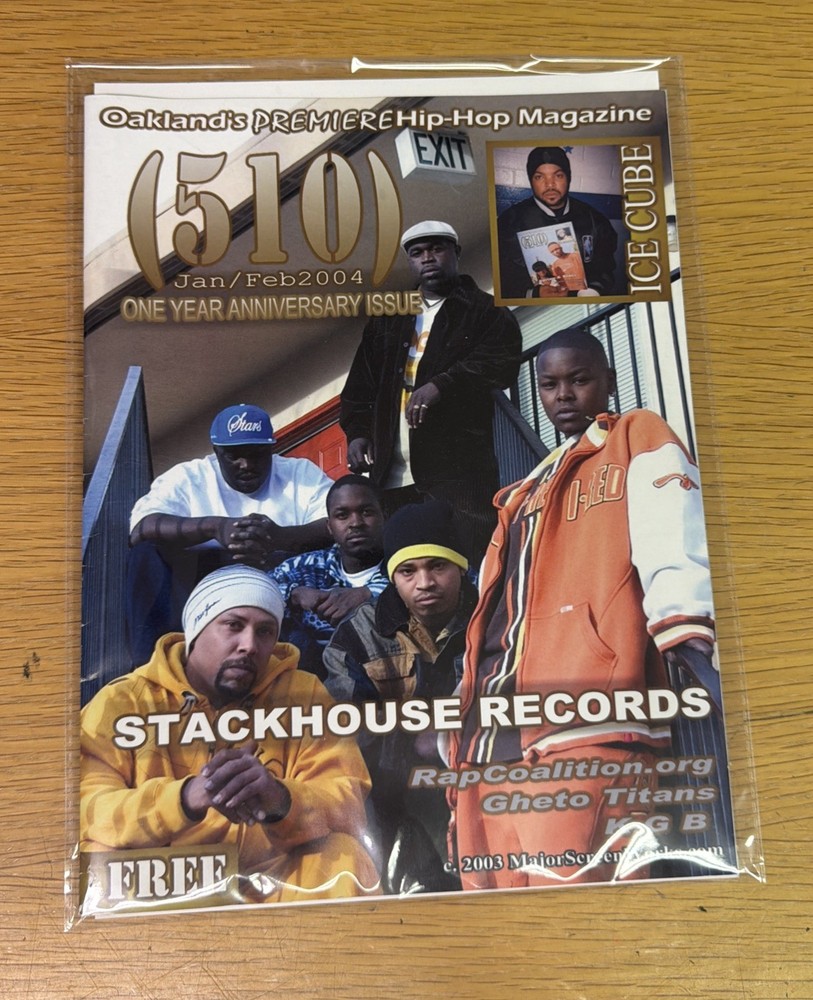 510 Magazine Rap Oakland Ice Cube Stackhouse Records 2000s 2004 Bay Area Hip Hop