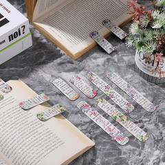 48 Pcs Bible Verse Magnetic Christian Bookmarks, 0.8X4.7In Inspirational Scriptu