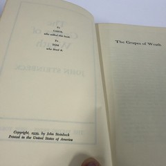 The Grapes of Wrath John Steinbeck First Edition First Print Viking 1939