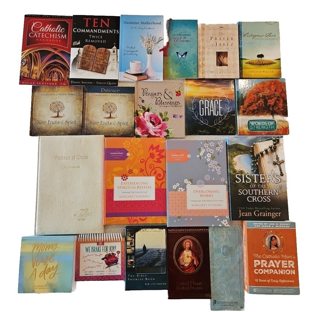 Religious Book Lot 20 Womens Devotional Christian Prayer Bible Empower Spiritual