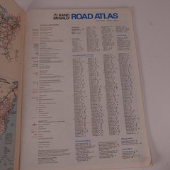 Rand McNally Road Atlas United States Canada Mexico 1986 Millers Mutual
