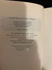 E. L. Doctorow – Ragtime A Novel UK First Edition Signed HCDJ 1976