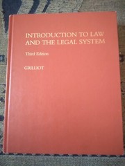 Intro to Law & the Legal System 1983 cond Please c pics