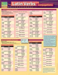 Latin Verbs: Conjugations (Quick Study Academic) – Paperback – VERY GOOD