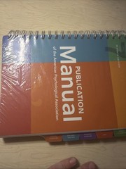 Publication Manual Of The American Psychology Association 7th Edition NEW Sealed