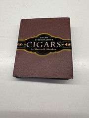 1997 CIGAR AFICIONADO’S CIGARS BY MARVIN R. SHANKEN RUNNING PRESS MINIATURE BOOK