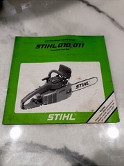 STIHL 011 (OCCASIONAL USER SAW) – INSTRUCTION / OWNER’S MANUAL Slight Staining
