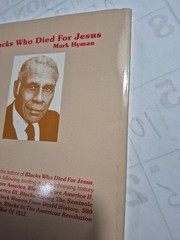 RARE Blacks Who Died for Jesus by Mark Hyman 1988 A History Book Christian Afro